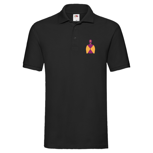 The Eyre Family Embroidered Mens Poloshirt