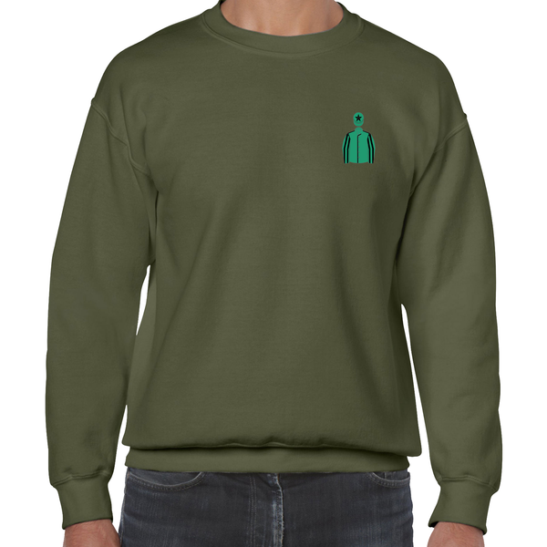 T J  Mcdonald Embroidered Sweatshirt