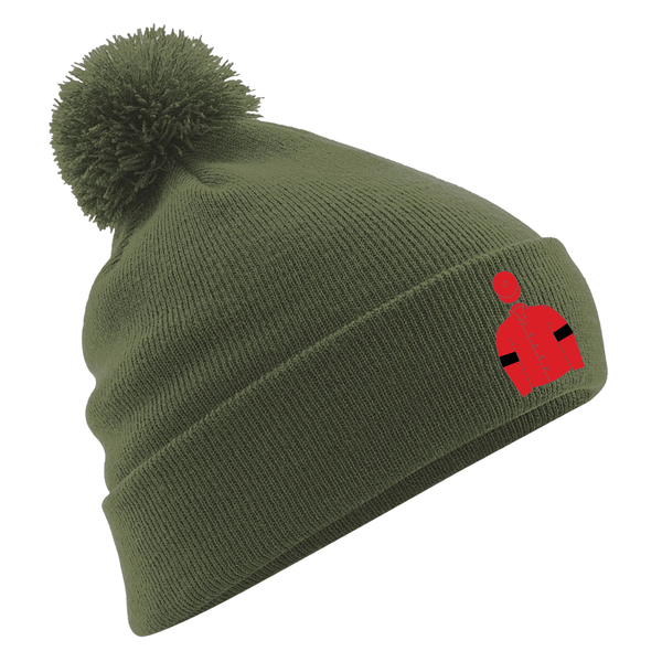 Robert Kirkland Embroidered Pom Pom Beanie