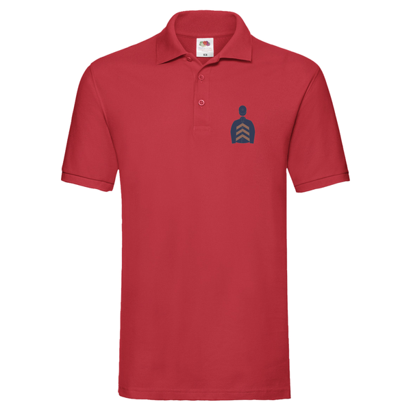 P Davies Embroidered Mens Poloshirt