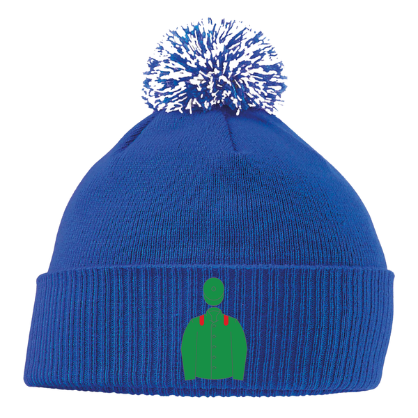 Hh Aga Khan Embroidered Pom Pom Snowstar Beanie